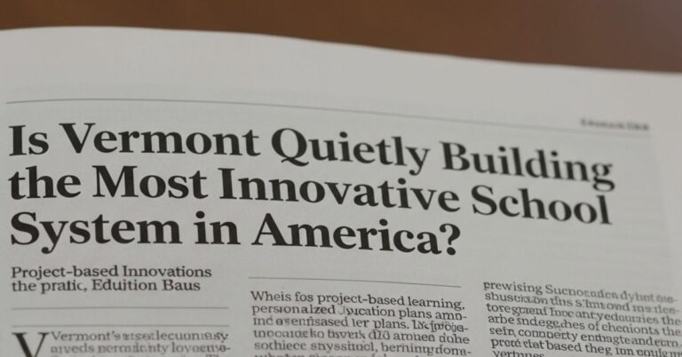 Is Vermont Quietly Building the Most Innovative School System in America?
