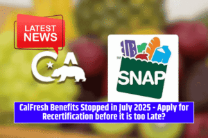 CalFresh Benefits Stopped in July 2025 - Apply for Recertification before it is too Late?